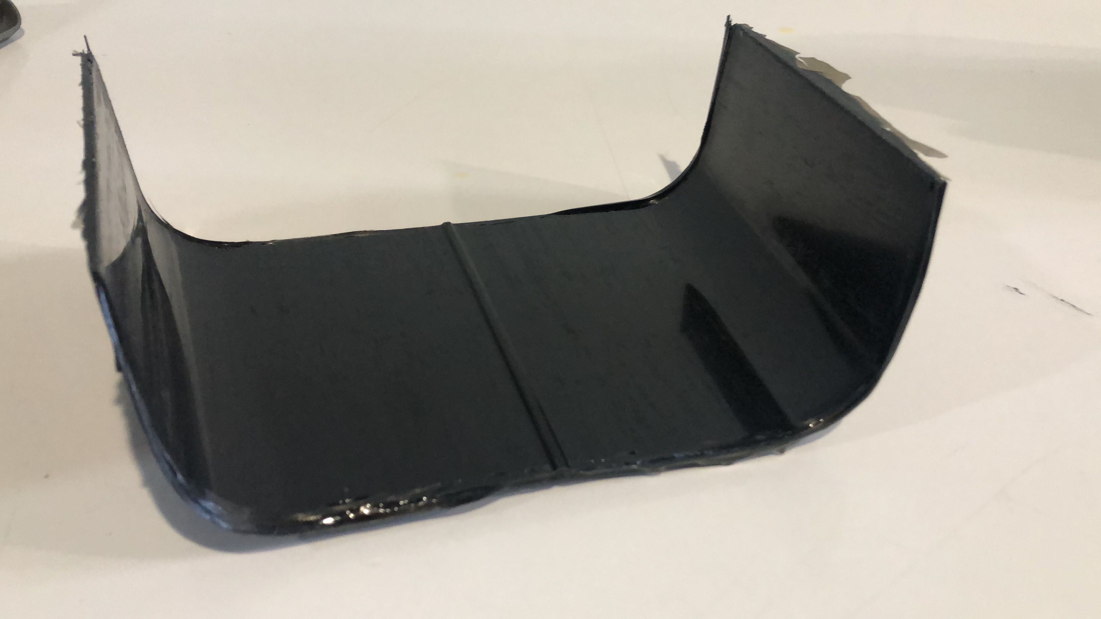 Demoulded carbon part